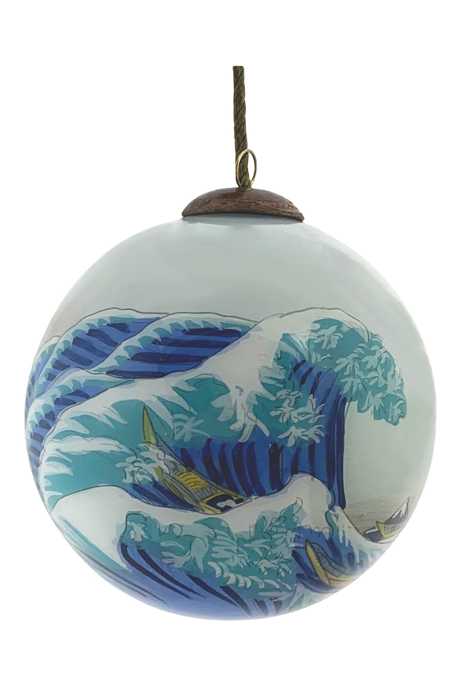 OVERSTOCK ART Set Of 12 The Great Wave Off Kanagawa Ornaments overstock-art-set-of-12-the-great-wave-off-kanagawa-ornaments