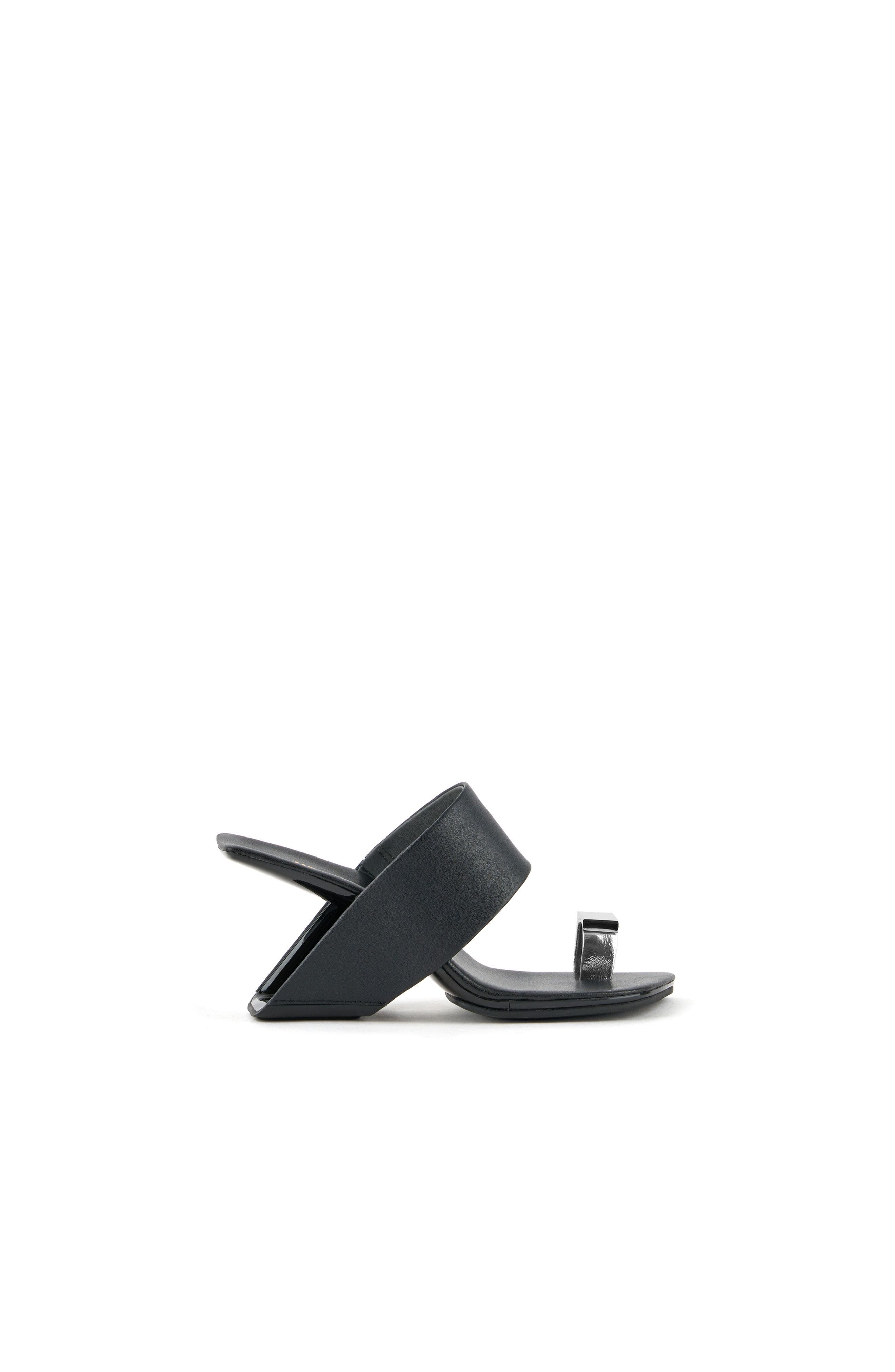 Loop Toe Sandals, Main, color, Cube Ring Black