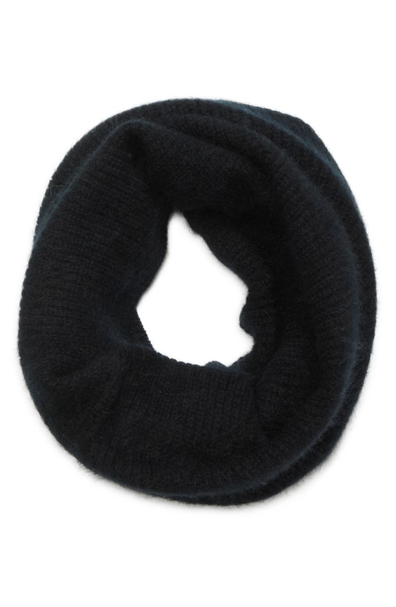 LOULOU DE SAISON Emry Cashmere Infinity Scarf, Alternate, color, Black