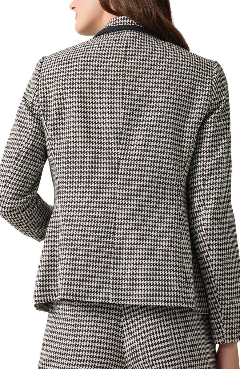 KASPER Houndstooth Faux Double Breasted Jacket, Alternate, color, 