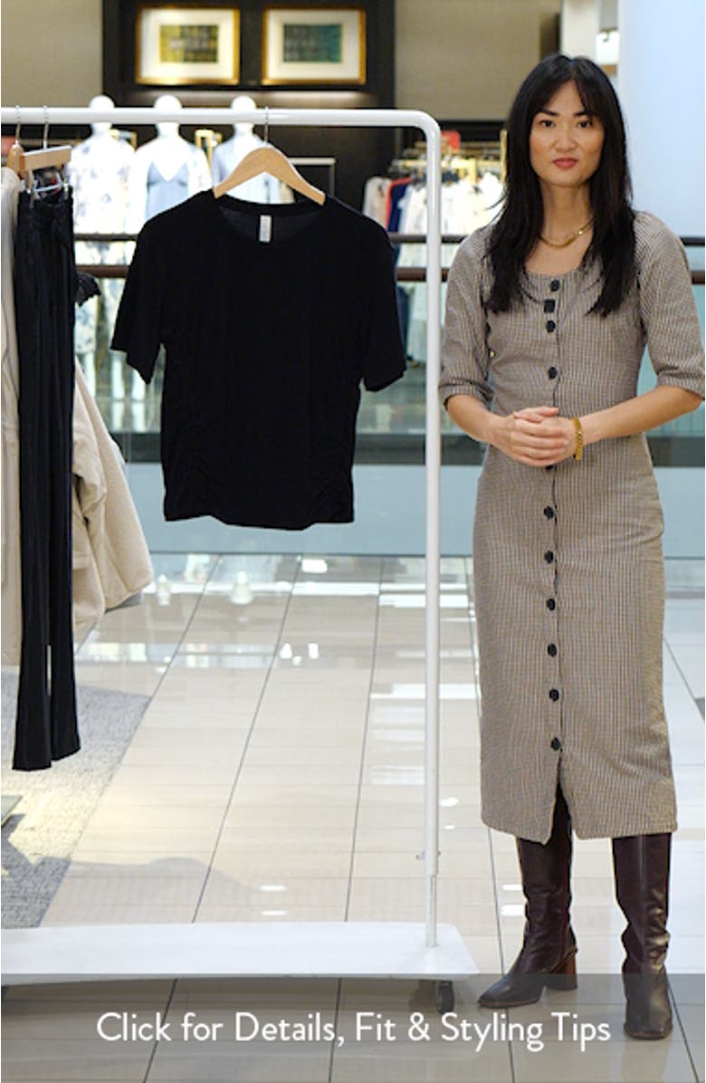 Breathe Ruched Performance T-Shirt, sales video thumbnail