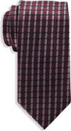 Oak Hill by DXL Big & Tall Grid Patterned Tie