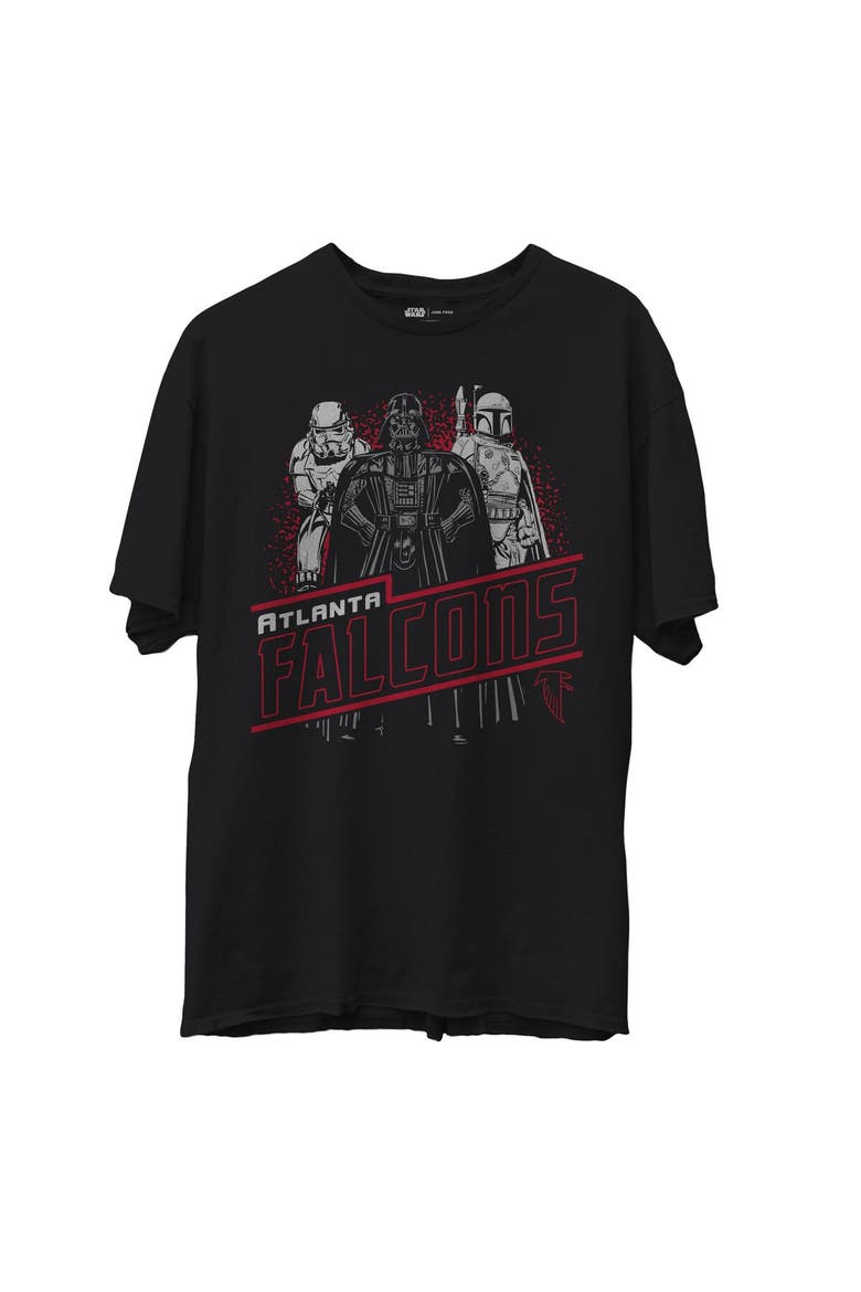 Men's Junk Food Black Atlanta Falcons Empire Star Wars T-Shirt, Alternate, color, Black