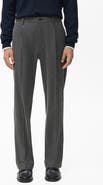 MANGO Regular Fit Pleated Pants