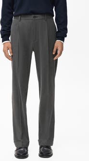 MANGO Regular Fit Pleated Pants
