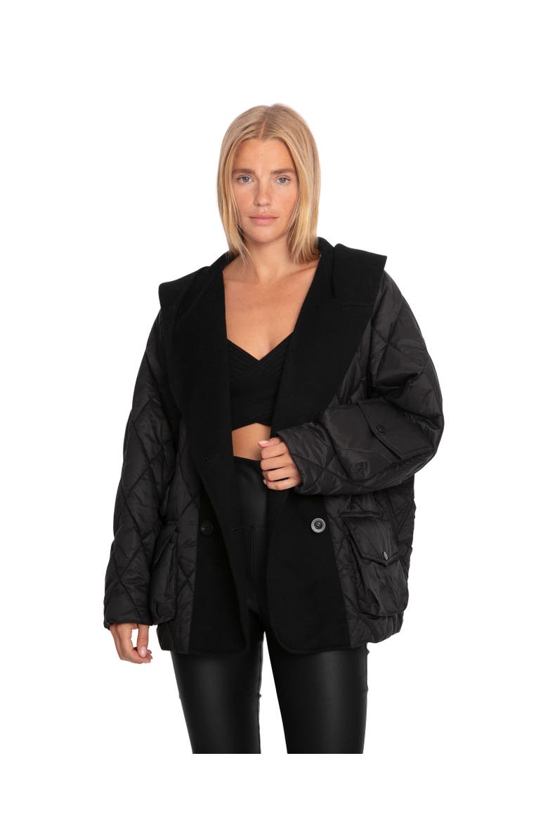 Only You Quilted Utility Jacket, Main, color, Black