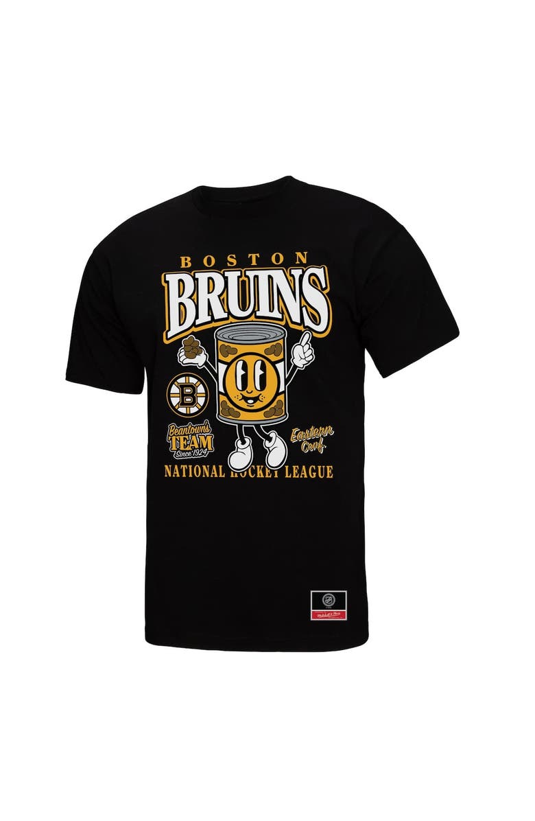 Mitchell & Ness Men's Mitchell & Ness Black Boston Bruins Local Food T-Shirt, Alternate, color, Black