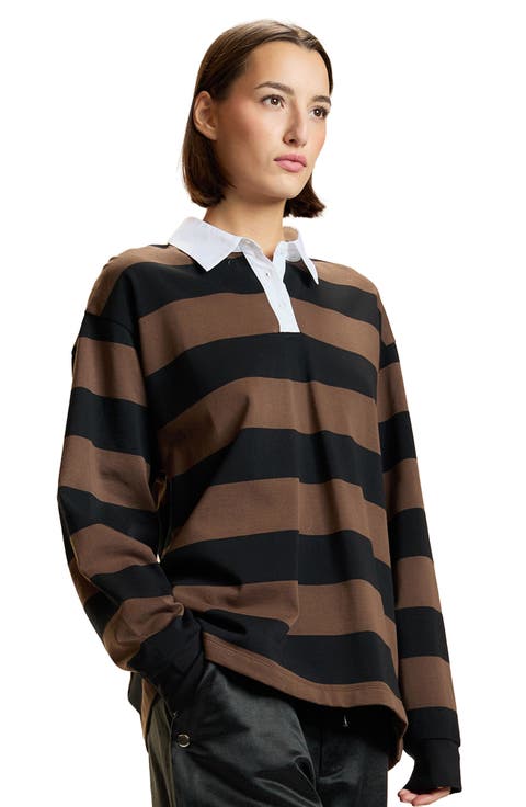 Striped Cotton Rugby Shirt