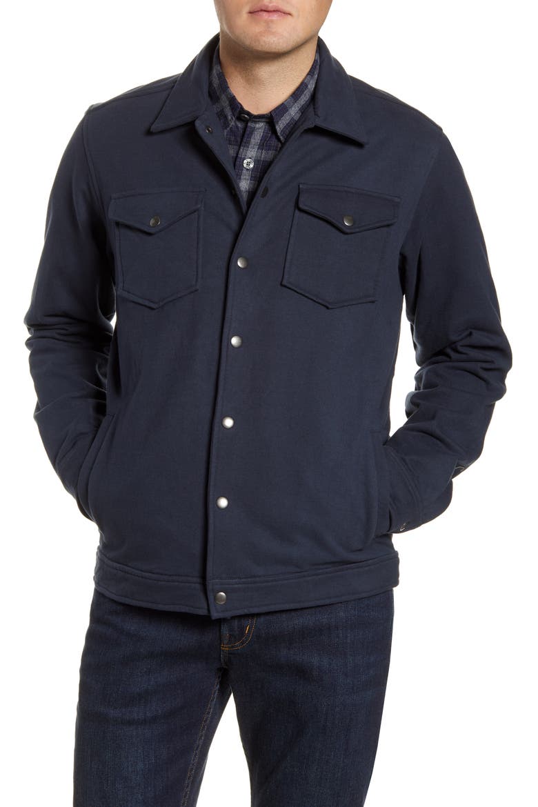 Dean Trucker Jacket, Alternate, color, NAVY
