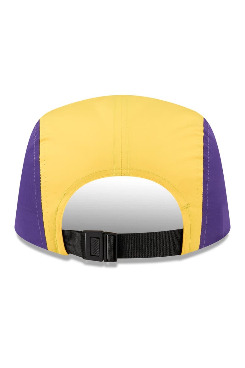 Men's New Era  White/Purple Los Angeles Lakers 2025 NBA Tip Off Camper Adjustable Hat, Alternate, color, White