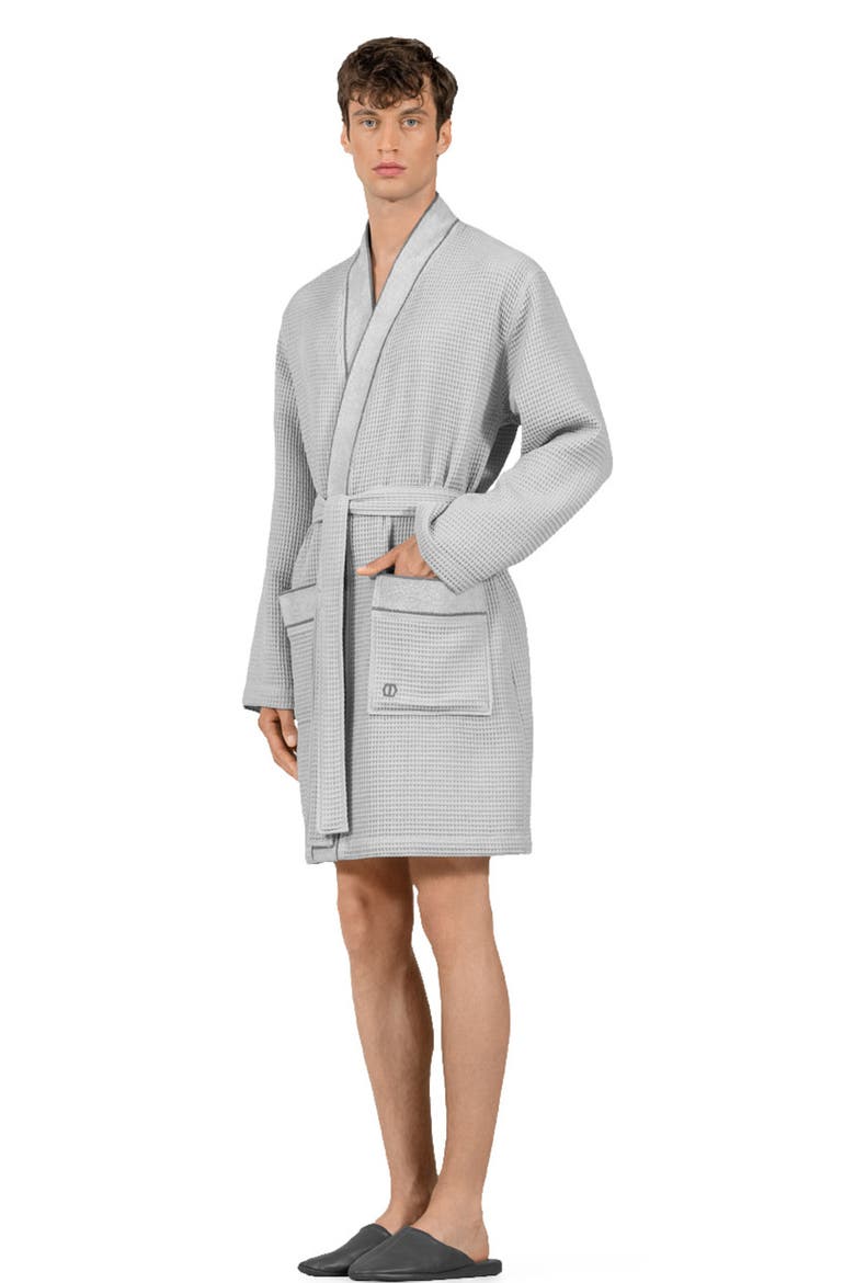 Sauners Unisex Bathrobe, Alternate, color, Grey
