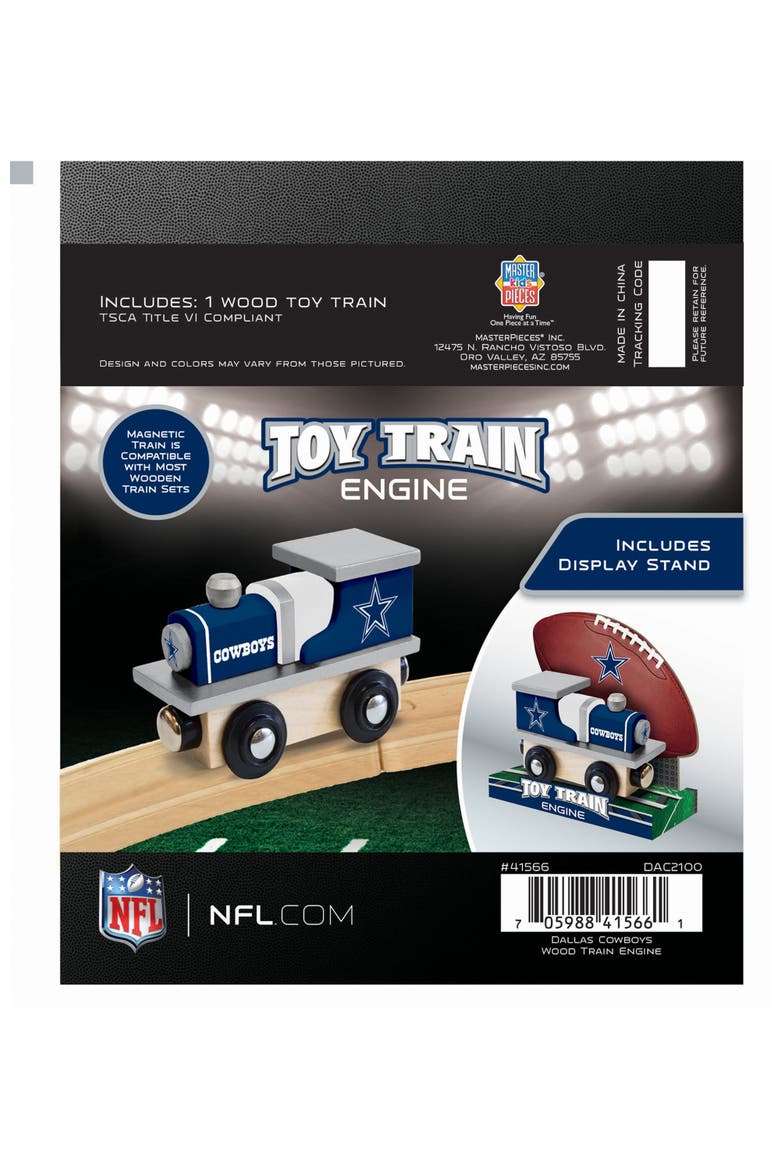 Dallas Cowboys Toy Train Engine, Alternate, color, Multicolor