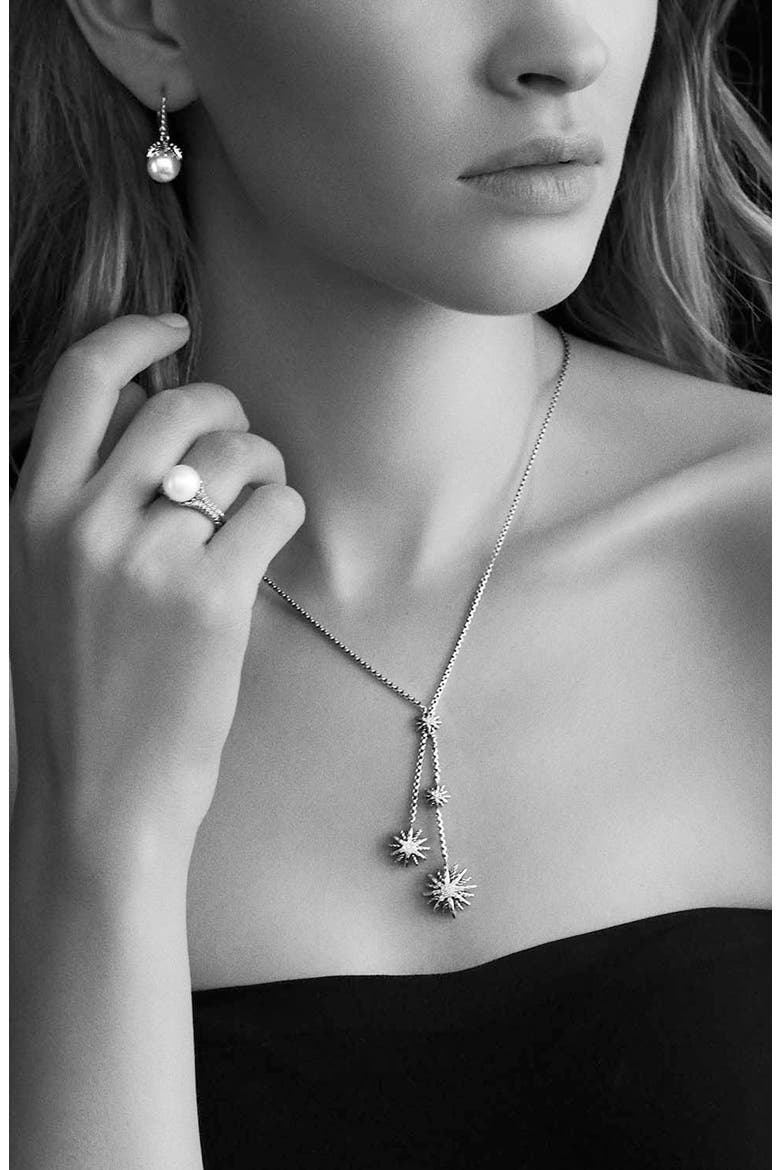 Starburst Y-Necklace with Diamonds, Alternate, color, DIAMOND