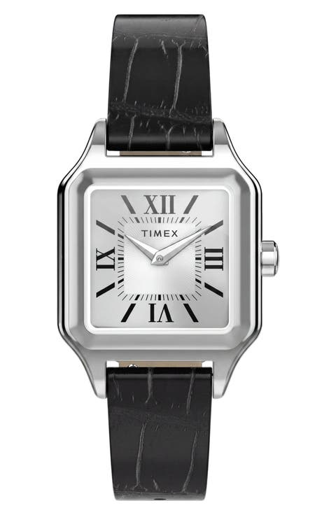 Addison Leather Strap Watch