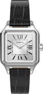 Timex® Addison Leather Strap Watch