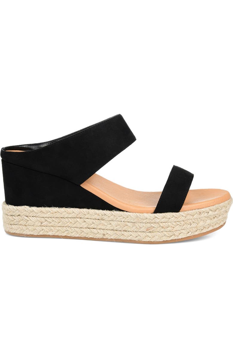 Journee Collection Alissa Espadrille Platform Slide Sandal, Alternate, color,