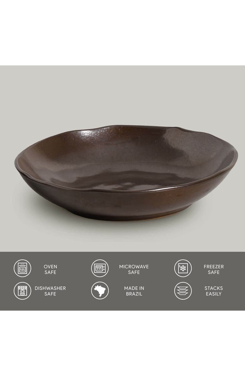 Porto Brasil Salad Bowl - Set of 6, Alternate, color, Metallica