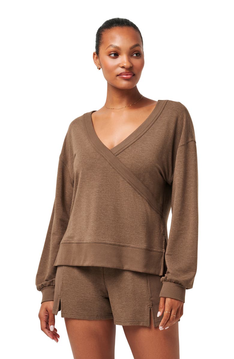 TravisMathew September Morning Reversible Sweatshirt, Alternate, color, 