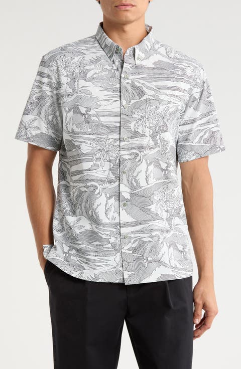 Sea Sketch Button-Down Shirt