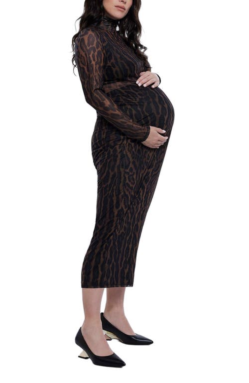 MOTHERHOOD MATERNITY Mesh Bodycon Maxi Maternity Skirt MOTHERHOOD MATERNITY Mesh Bodycon Maxi Maternity Skirt