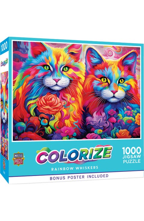 Rainbow Whiskers 1000 Piece Puzzle