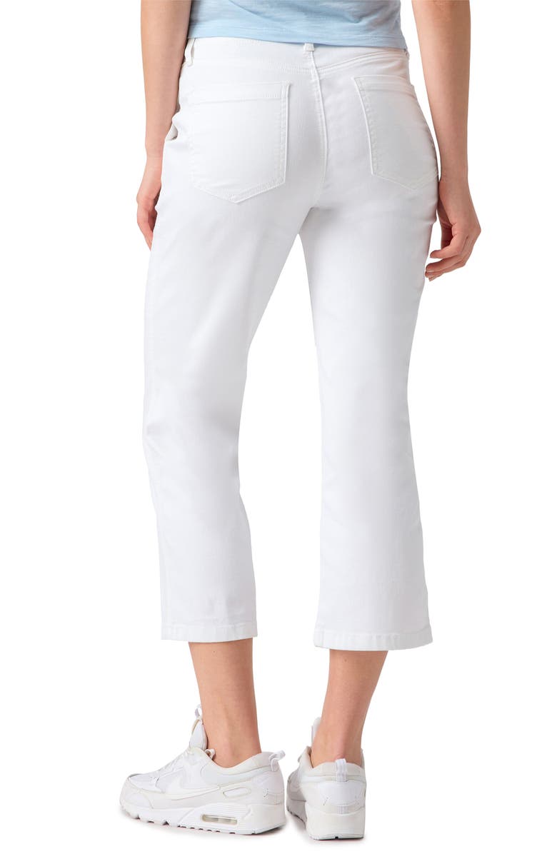 Sanctuary Vacation Crop High Rise Wide Leg Pants, Alternate, color, White