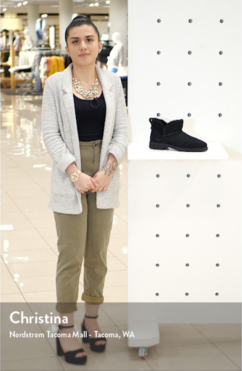 Melrose Genuine Shearling Bootie, sales video thumbnail