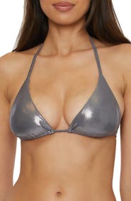 Becca Liquid Metal Triangle Bikini Top
