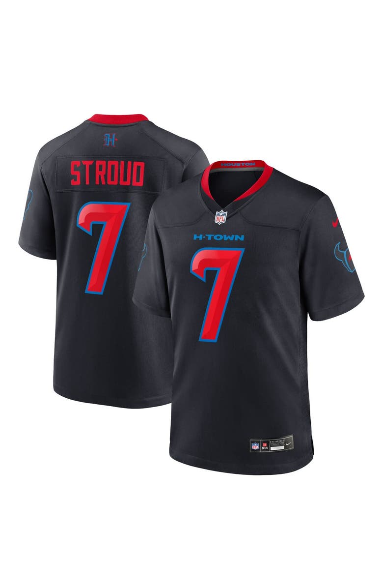 Nike Men's Nike C.J. Stroud Navy Houston Texans 2nd Alternate Game Jersey, Main, color, Navy