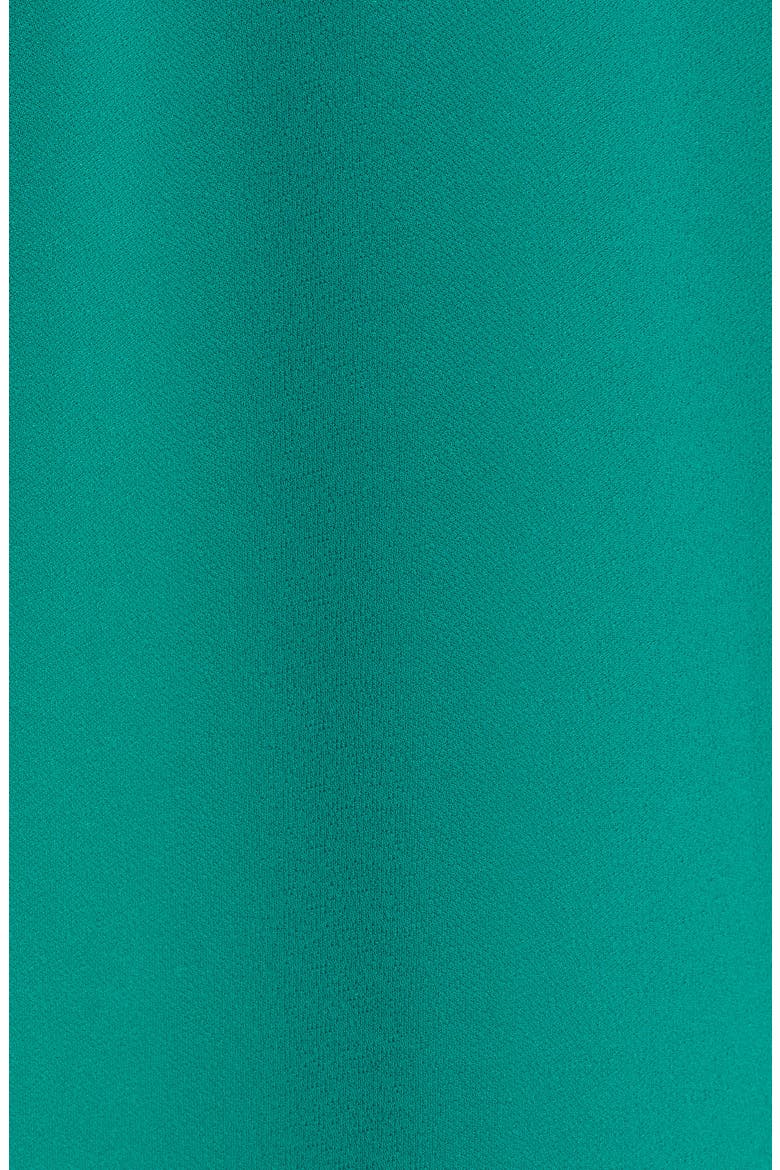 Pleat Front Crepe Top, Alternate, color, GREEN ULTRA