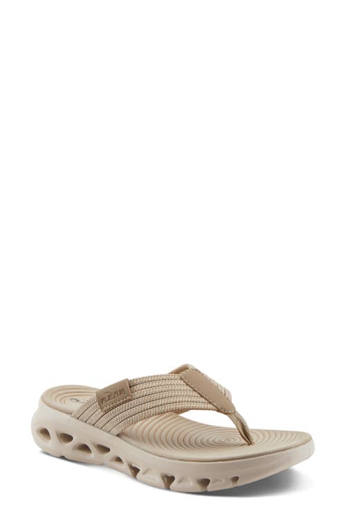 Flexus By Spring Step Galla Platform Wedge Flip Flop