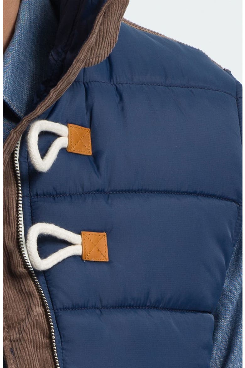 Tailored Quilted Vest, Alternate, color, ELECTRIC BLUE