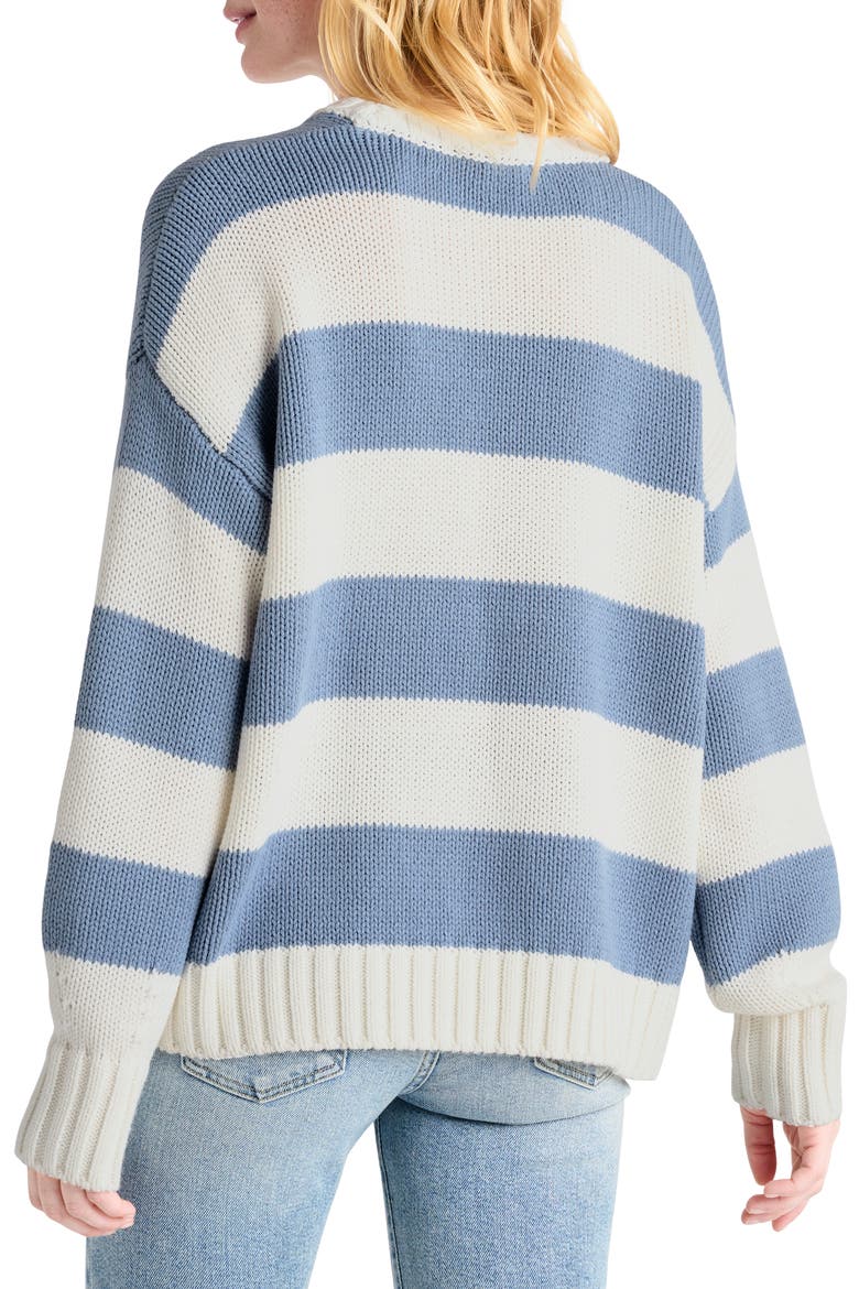 Lexington Stripe Sweater, Alternate, color, BELLFLOWER STRIPE