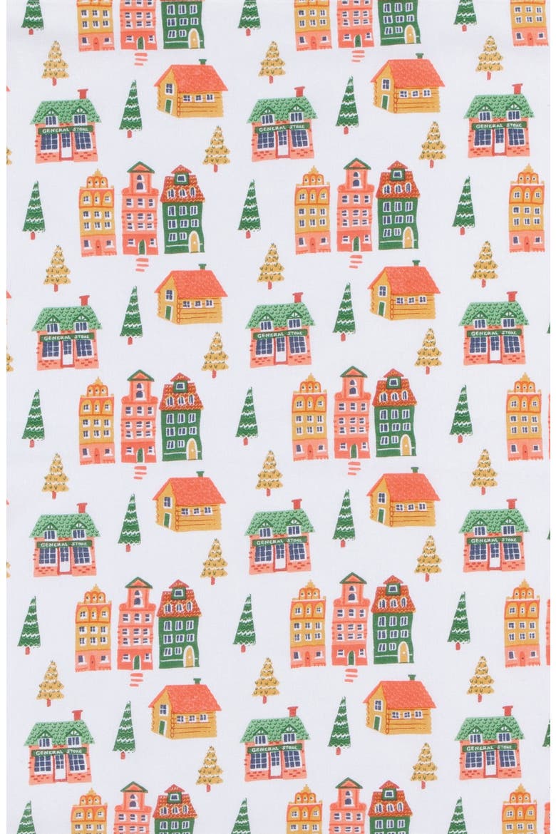 Floursack Organic Cotton Tea Towels, Alternate, color, CANDY CANE LANE