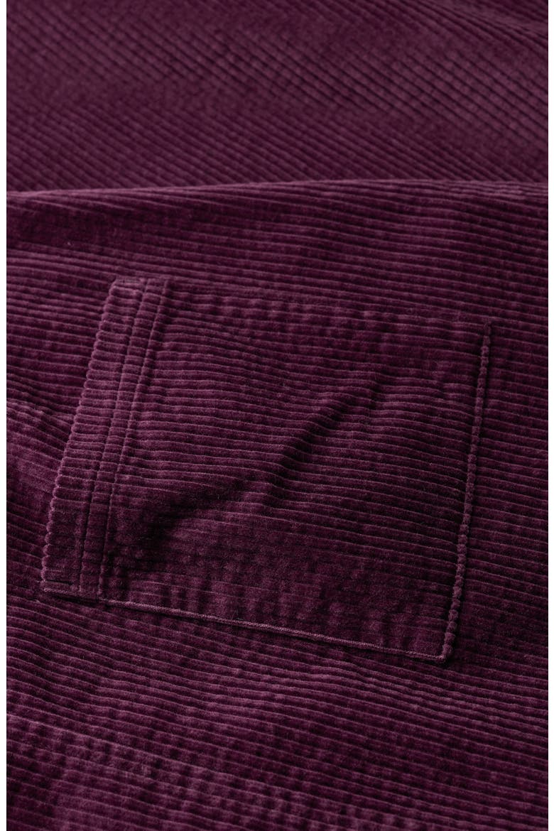 Window Wren Organic Cotton Corduroy Midi Skirt, Alternate, color, DARK HELLEBORE
