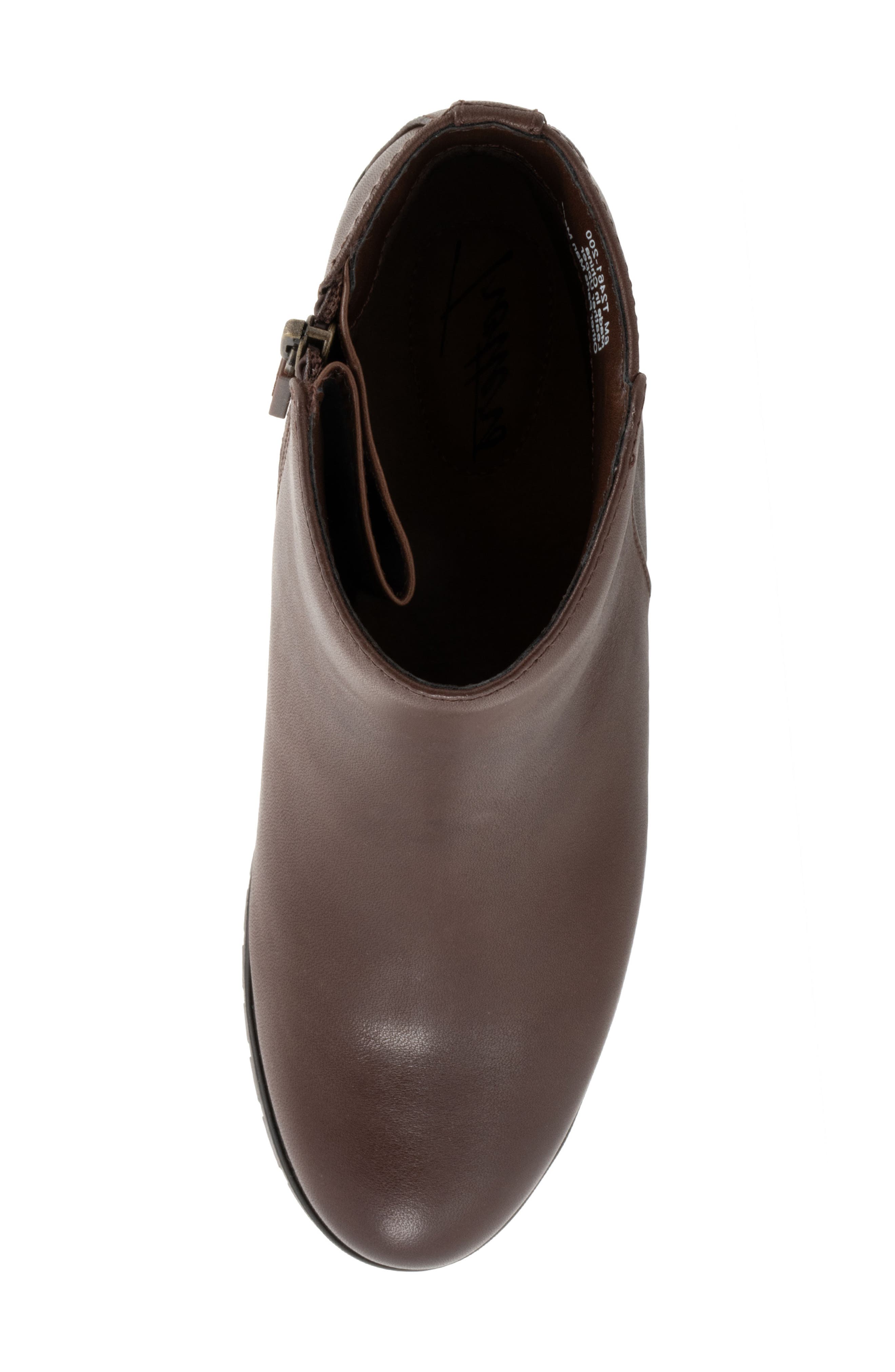 Margo Bootie, Alternate, color, DARK BROWN