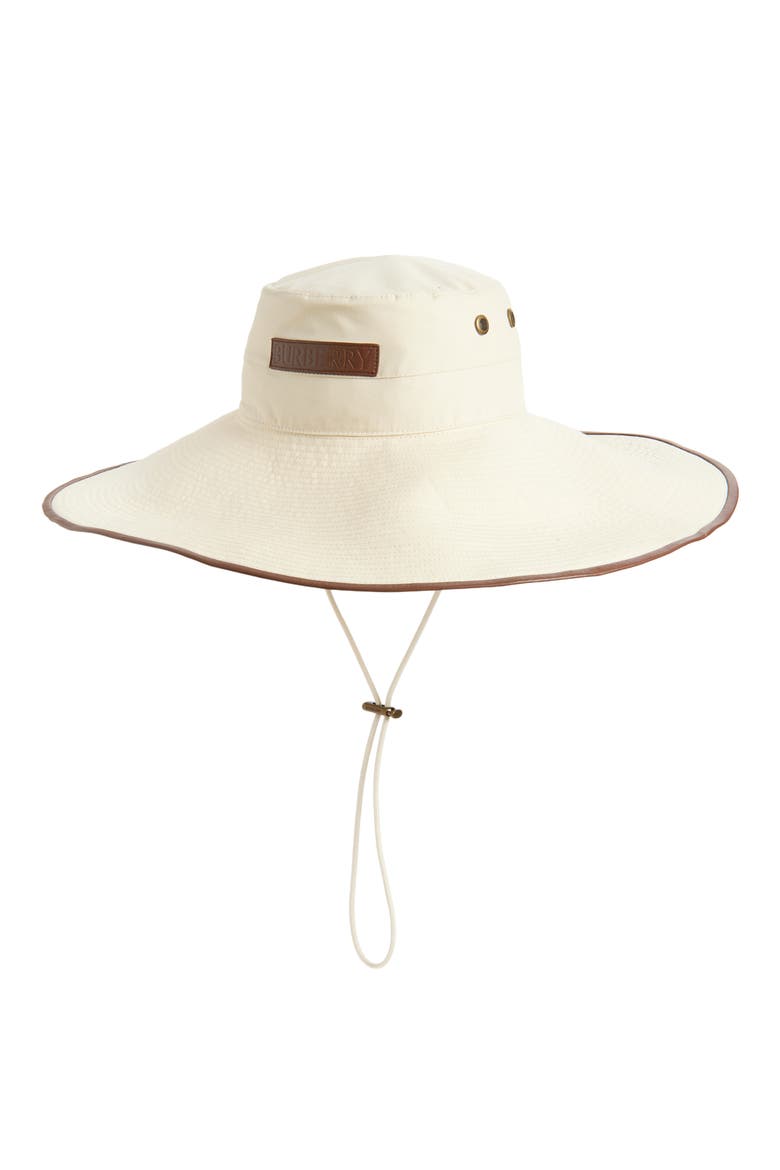 Logo Gabardine Sun Hat, Main, color, CALICO