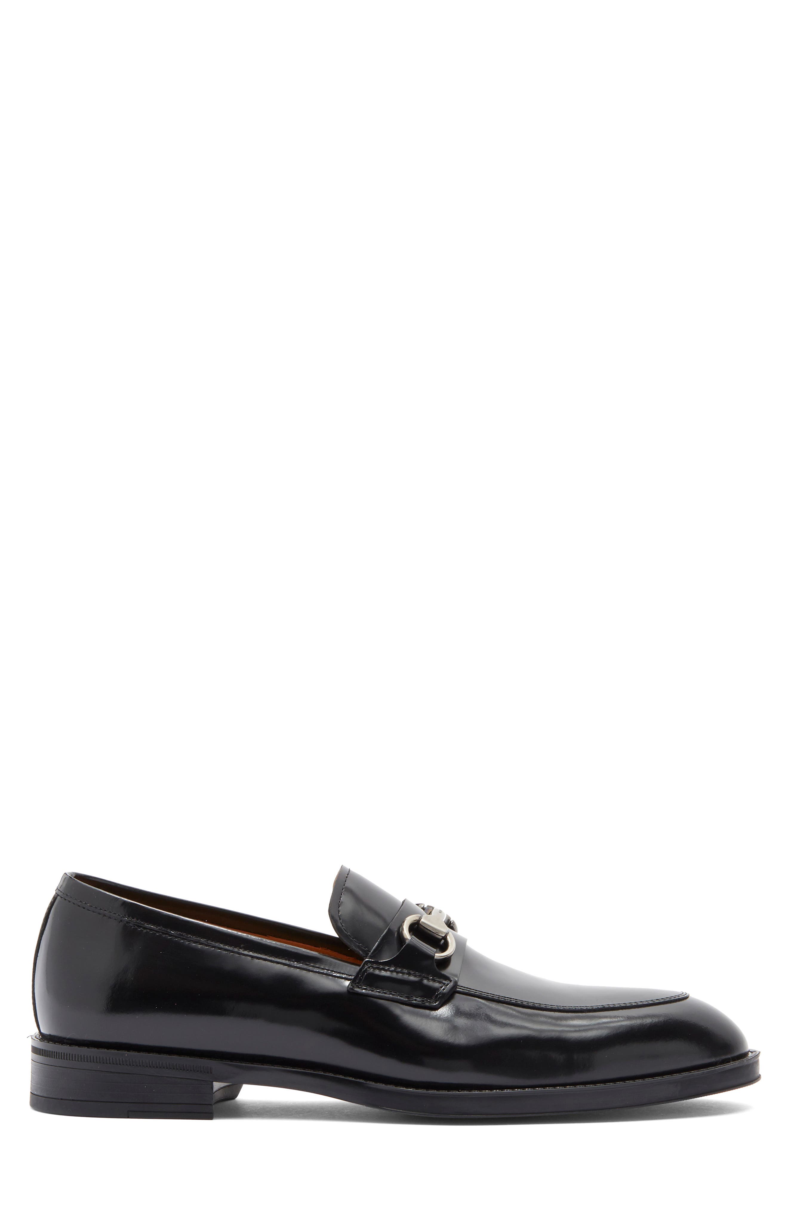 Magnanni Eddison Bit Loafer, Alternate, color, Crown Black