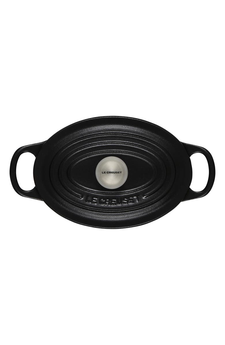 Le Creuset Signature 1 Quart Oval Enamel Cast Iron Dutch Oven, Alternate, color, 