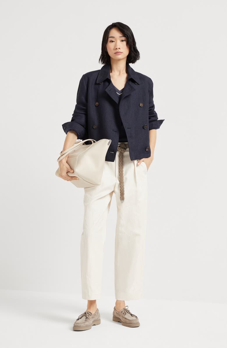 Brunello Cucinelli T-shirt with monili, Alternate, color, 