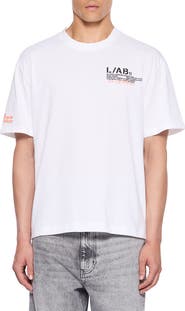 L/AB C/O OFF-WHITE Off Active Duct Tape Graphic T-Shirt
