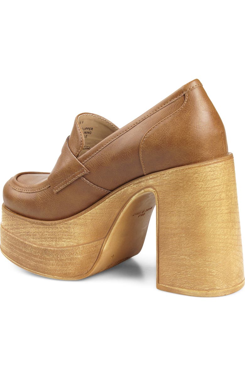 Candie's Ace Platform Pump, Alternate, color, Tan Faux