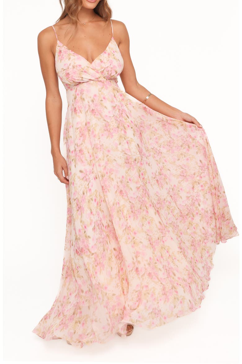 Madilyn Floral Maxi Sundress, Main, color, BLURRED PINK FLORAL