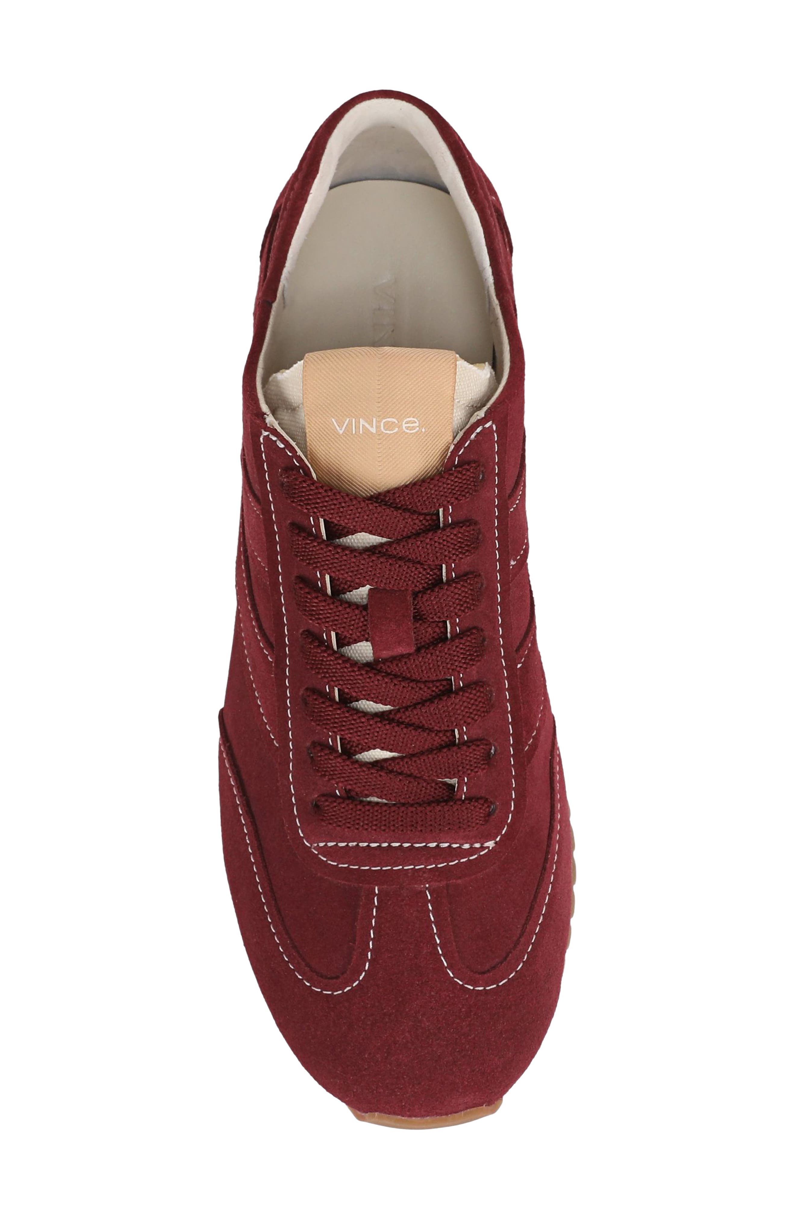 Oasis Runner Sneaker, Alternate, color, BLOODSTONE LEATHER