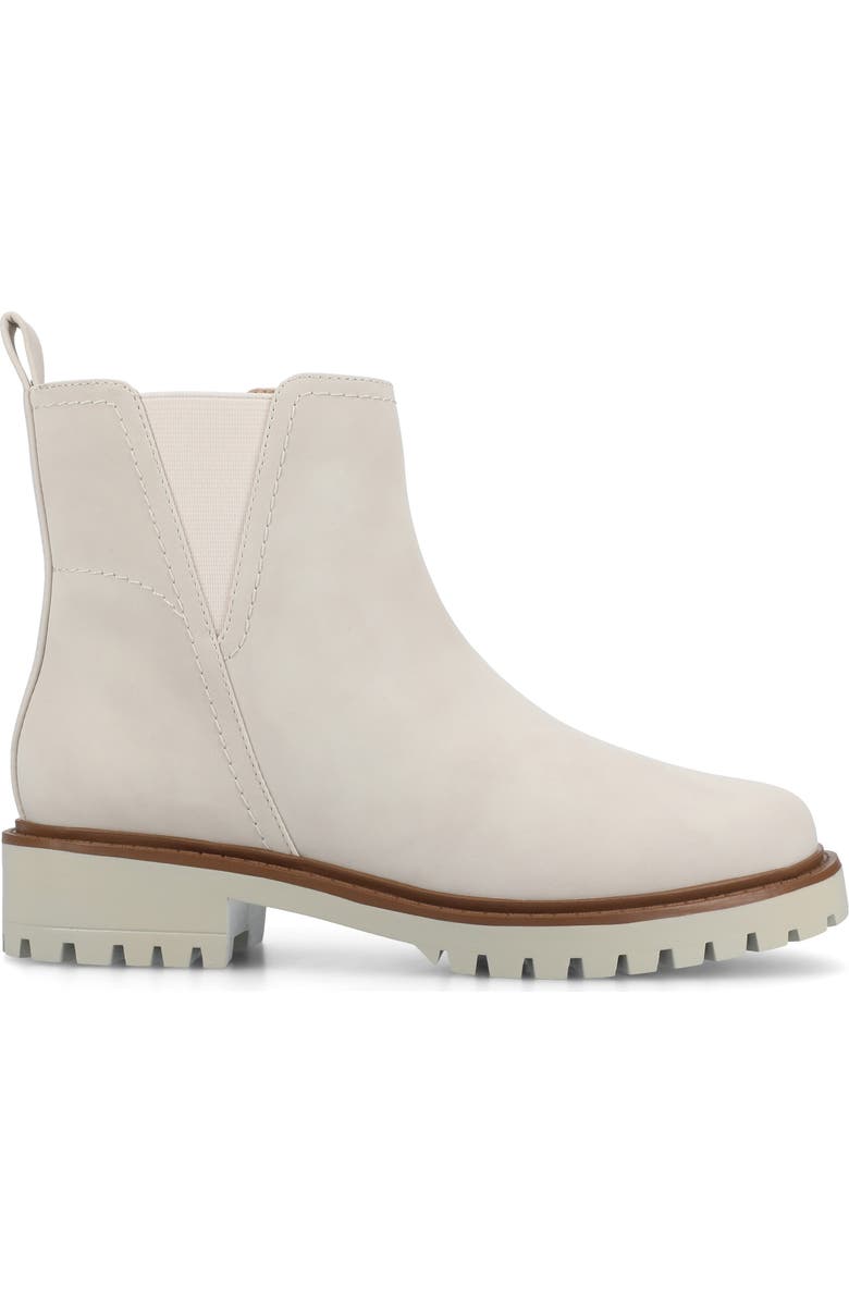Journee Collection Junnah Chelsea Boot - Wide Width Available, Alternate, color, Bone