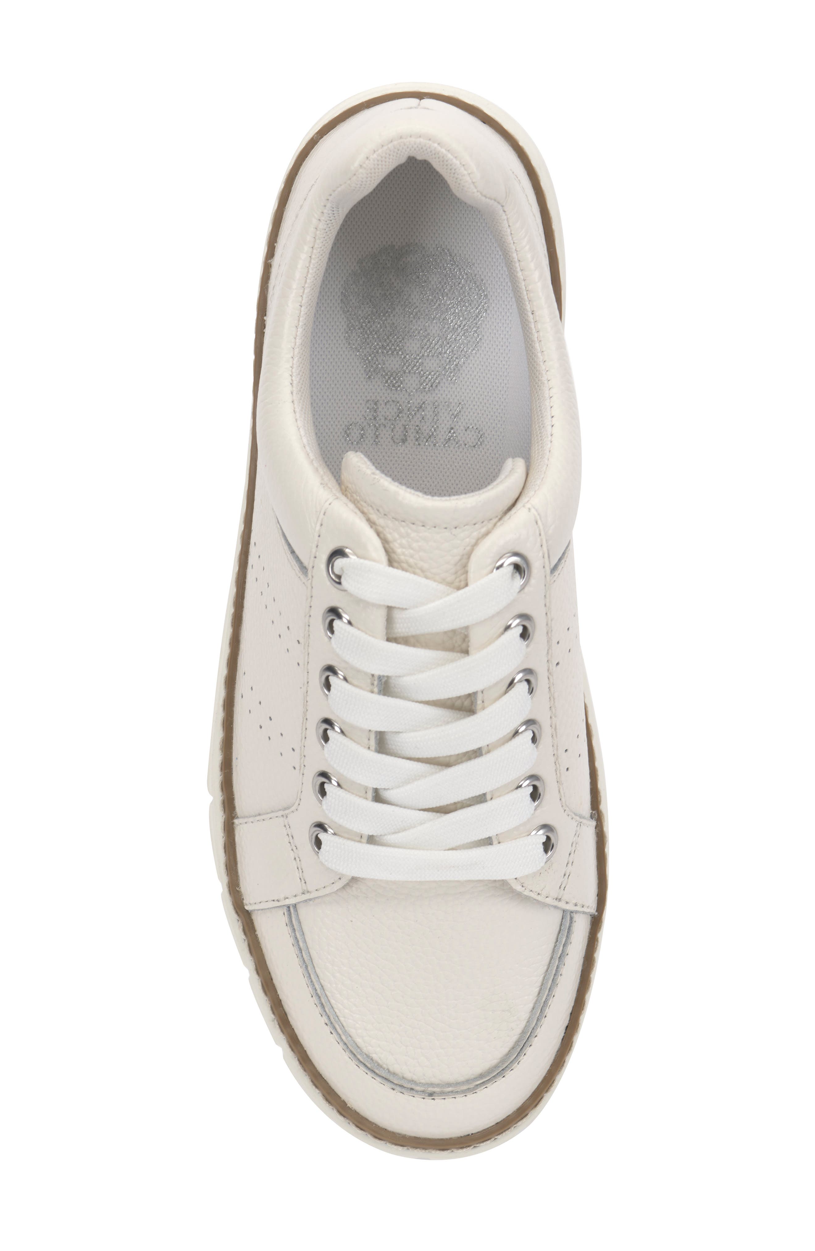 Randay Leather Platform Sneaker, Alternate, color, BRIGHT WHITE