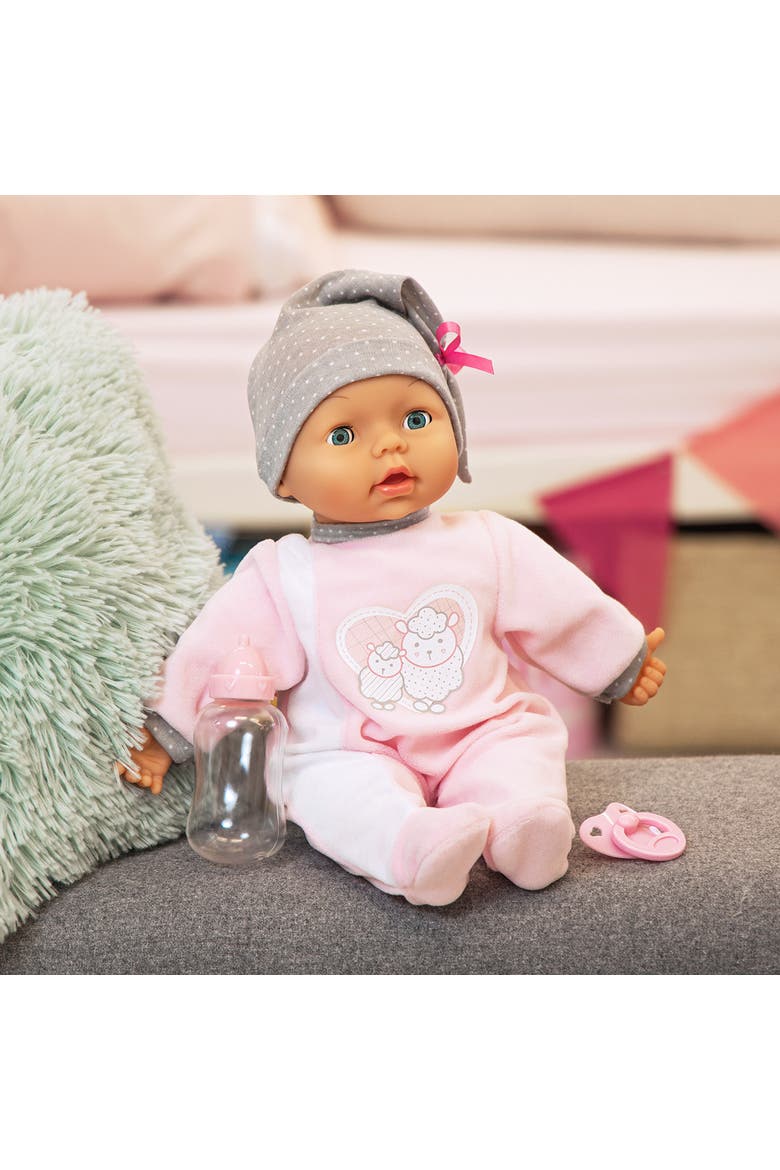 Piccolina 15 Inch Interactive Baby Doll Sounds, Alternate, color, Multicolored