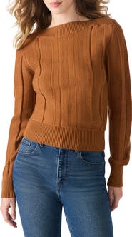 Steve Madden Serra Boat Neck Sweater
