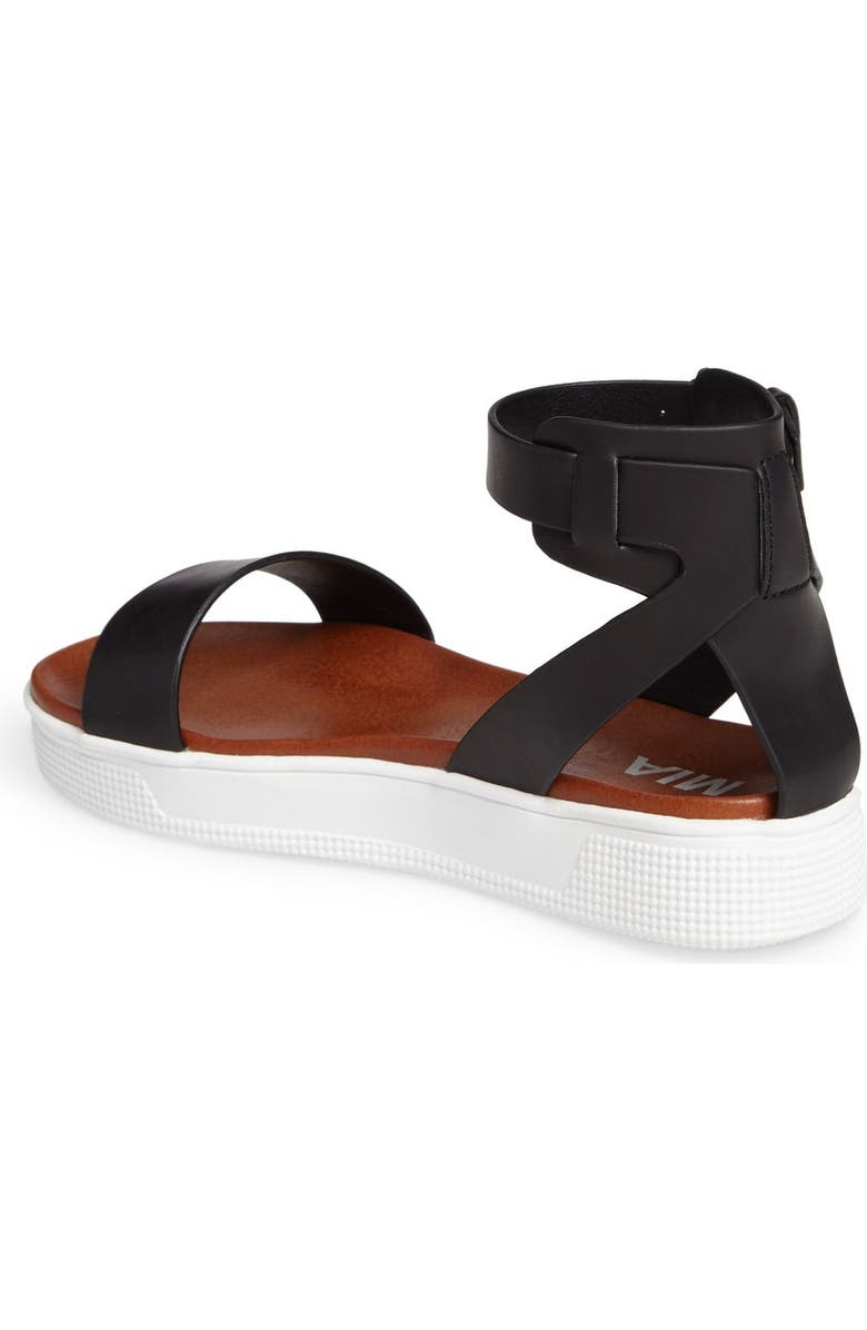 MIA Ellen Platform Sandal, Alternate, color, Black