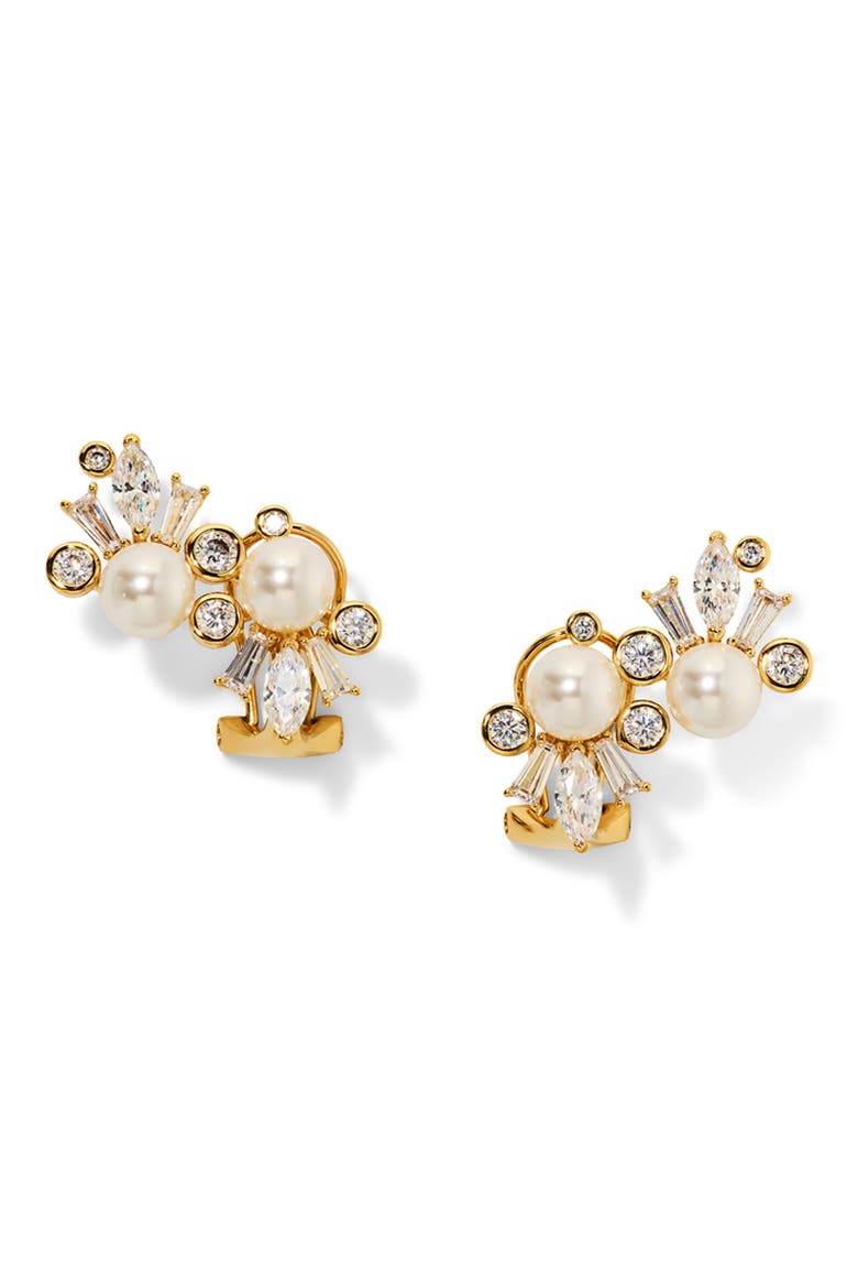 Undsea Climber Stud Earrings, Main, color, GOLD